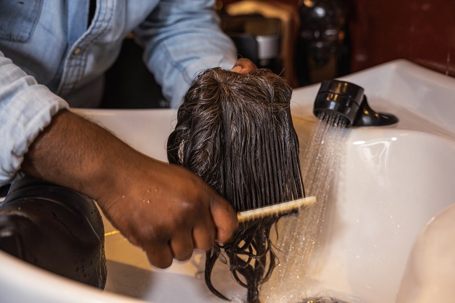 Washing a Hair Replacement System Top London Salon